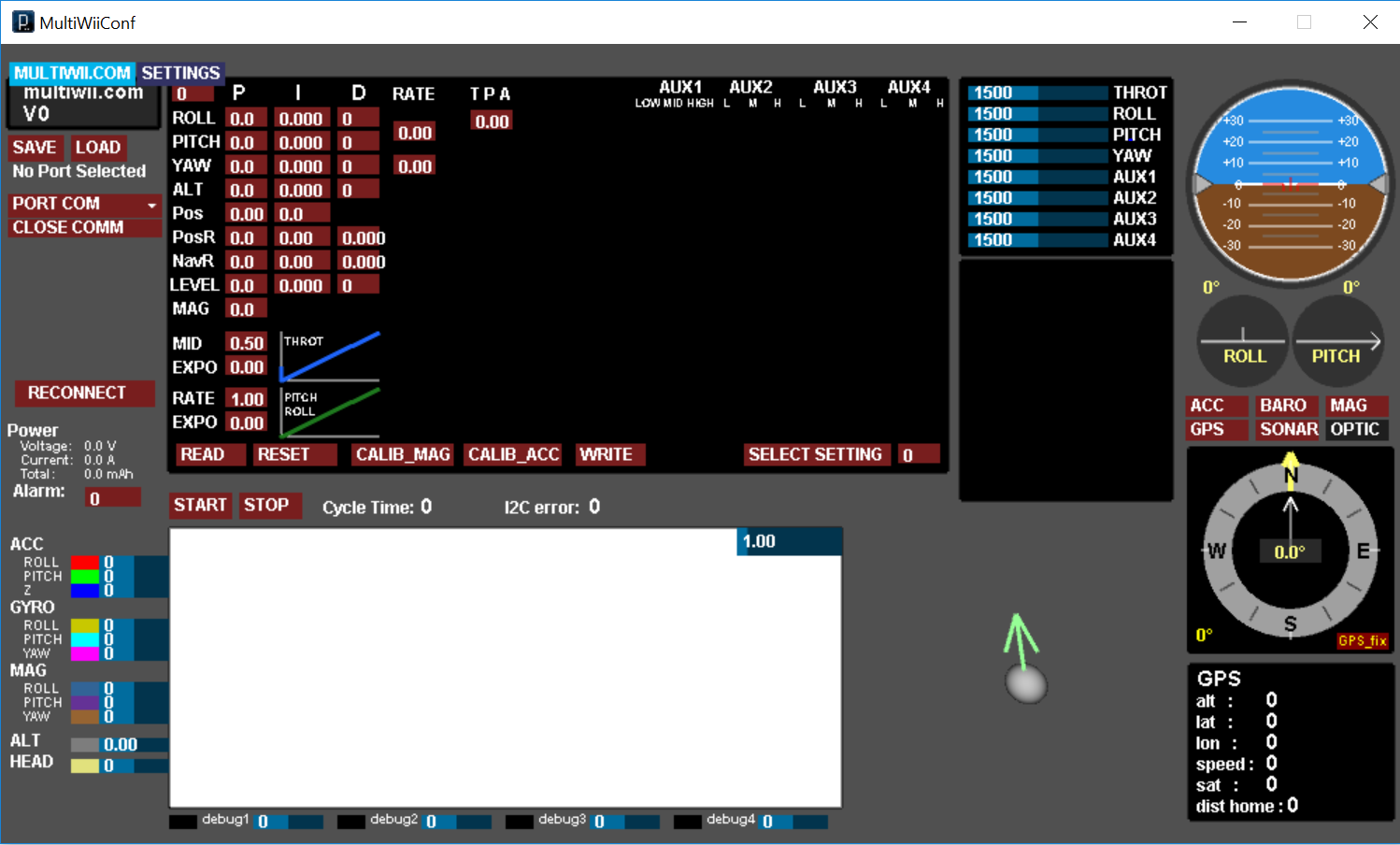 Multiwii GUI